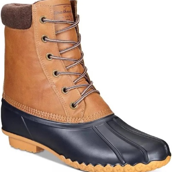 Weatherproof Vintage Adam 2 Duck Boots Mens 10m Tan Faux Leather main image 7